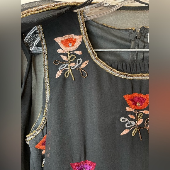 Gunit Fashions New York Beaded 3 pc Set Skirt Tank and Sheer Cardigan - Picture 6 of 10